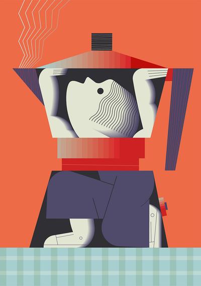 The Addict illustration